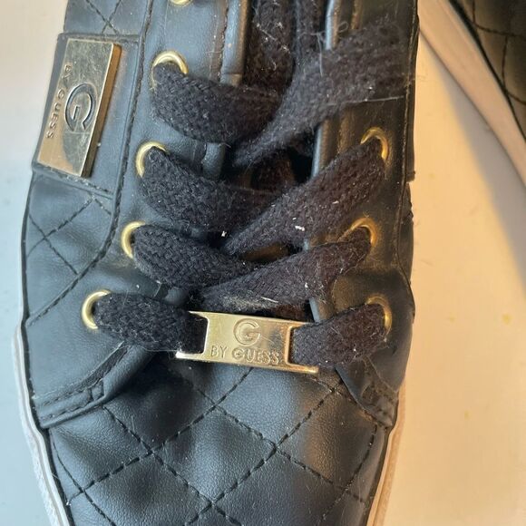Guess Black Leather Sneakers - Picture 2 of 5